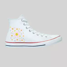 Tenis Converse Chuck Taylor Bota Unisex Flores 2